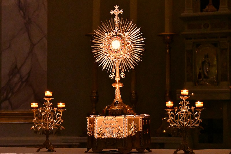 Adoration of Eucharist